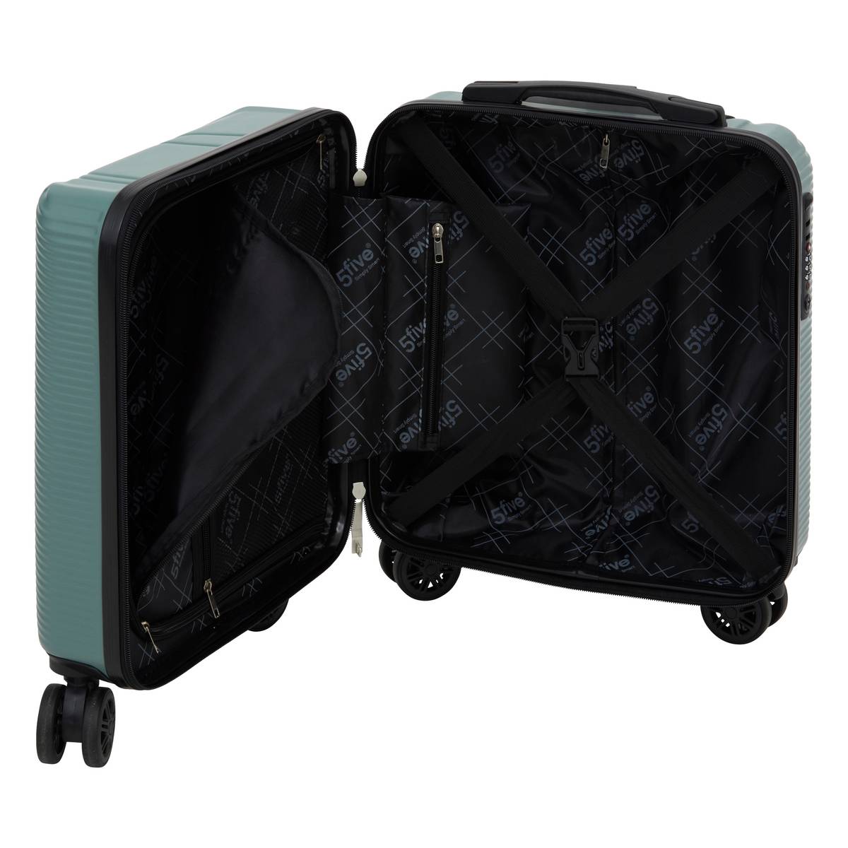 Valise 8 roues, 36x45 cm, vert