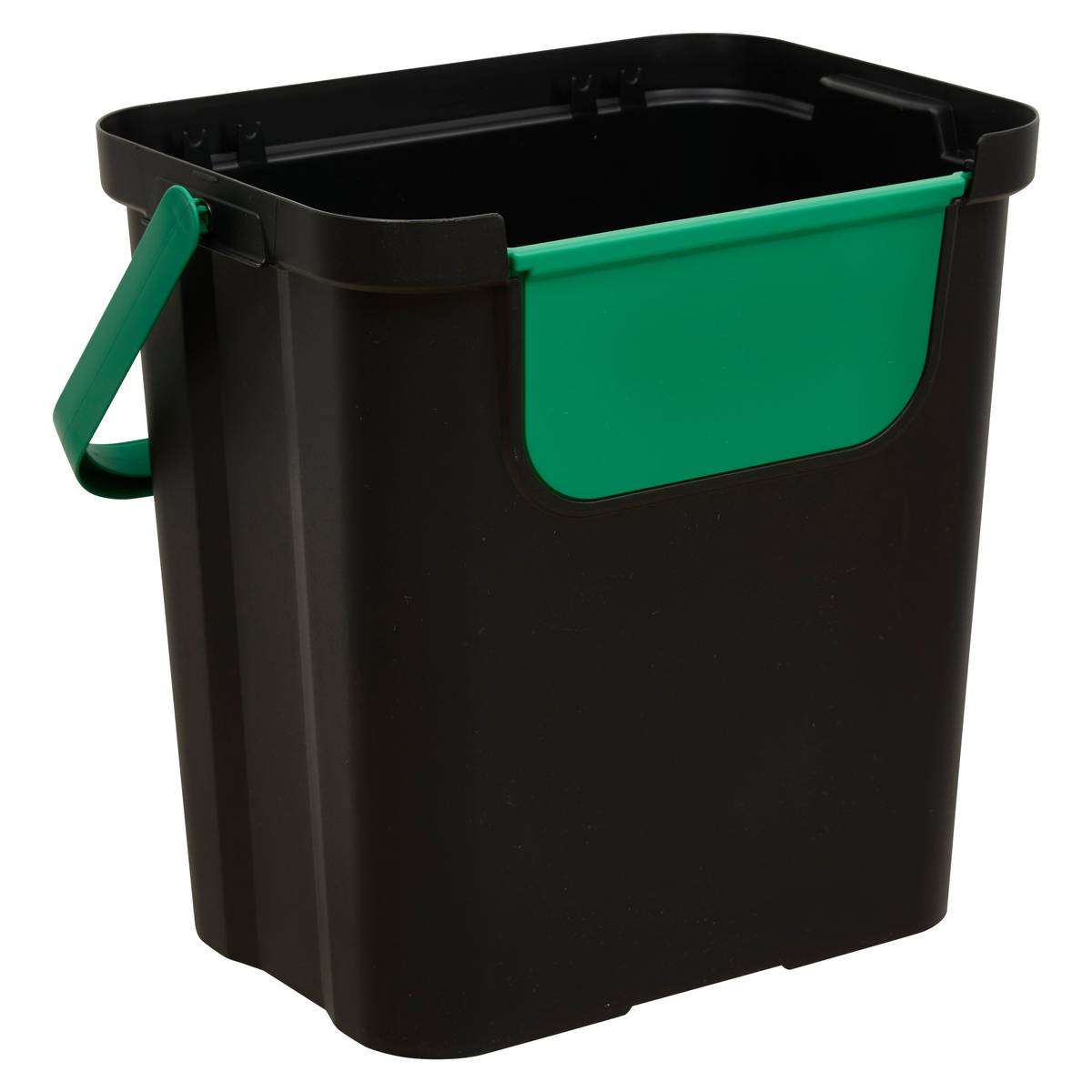 Lot de 3 poubelles, manuel, 24 l