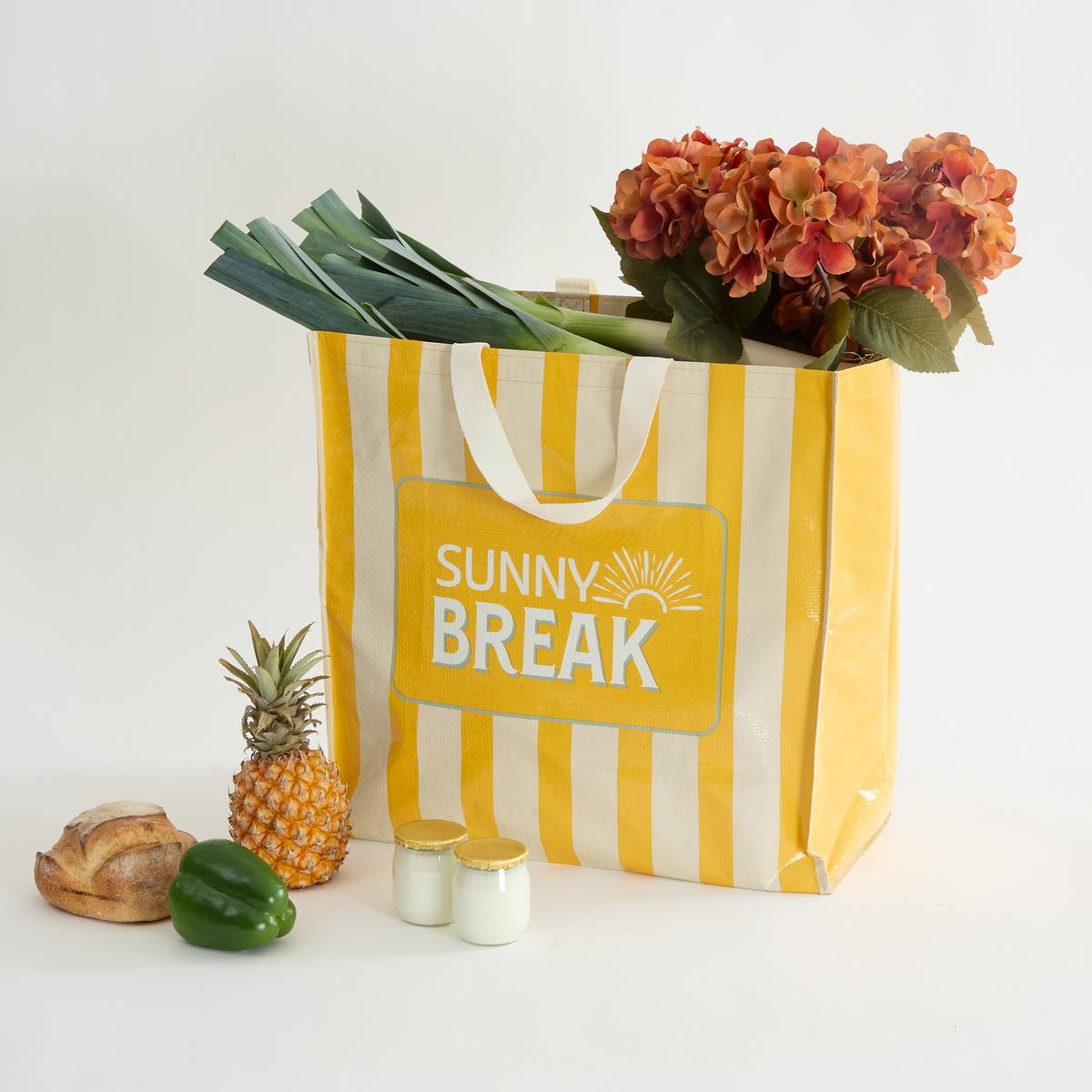 Sac de course 40,6 l, jaune