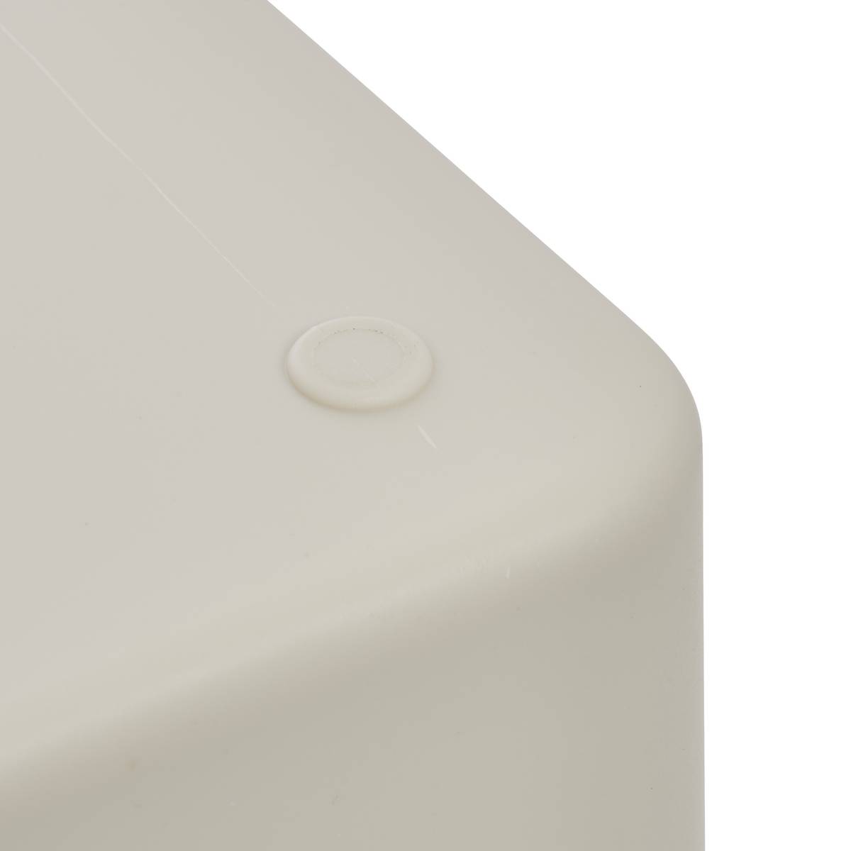 Lot de 3 organiseurs, l.20/25/35 cm, beige