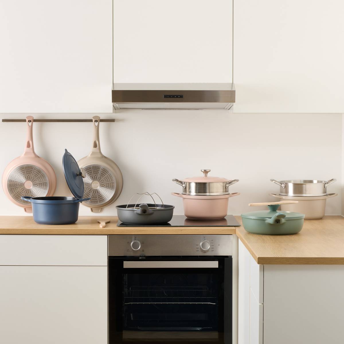 Cocotte aluminium, d.25,2 cm, spatule incluse Aluro