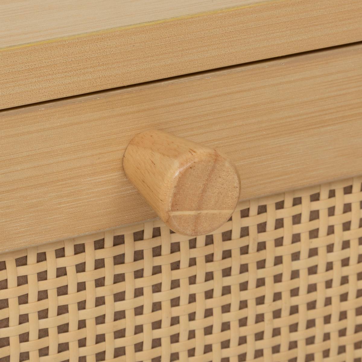 Meuble bas, 1 portes, 1 étagères Cane