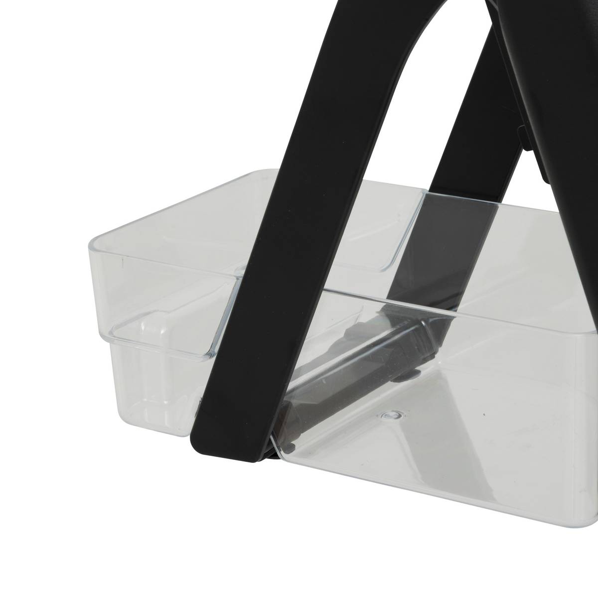 Mandoline 15,2x13,5x36,5 cm, noir Silver pro