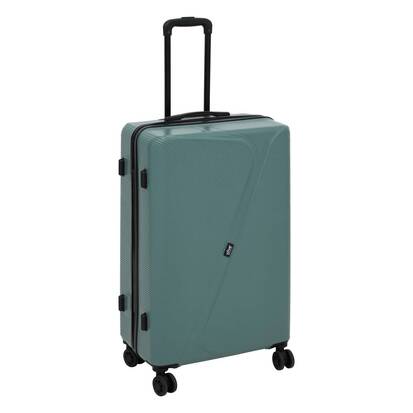 Lot de 3 valises 8 roues, h.77/67/55 cm, vert 