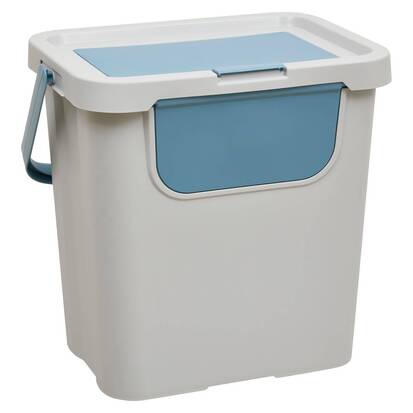 Poubelle, 24l , gris 