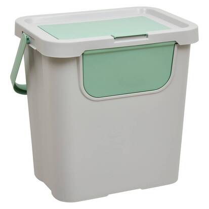 Poubelle, 24l , gris 
