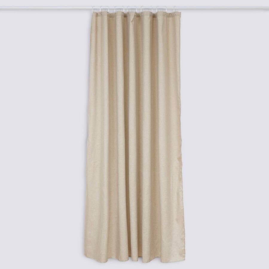 Rideau de douche, l.180 cm, beige