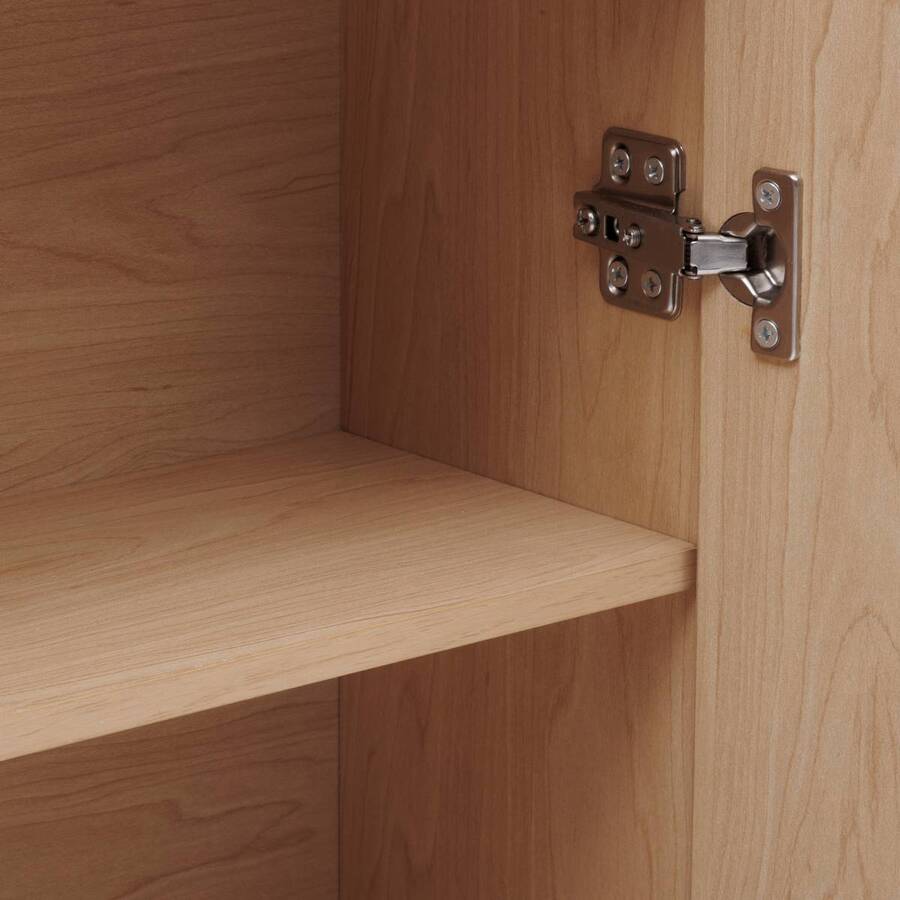 Meuble de salle de bain, l.80 cm, beige Liora