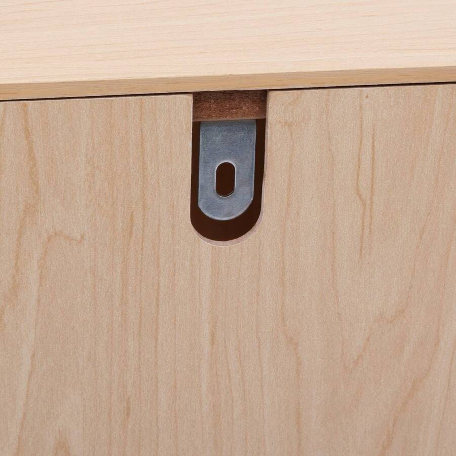 Meuble de salle de bain 1 porte, beige Liora