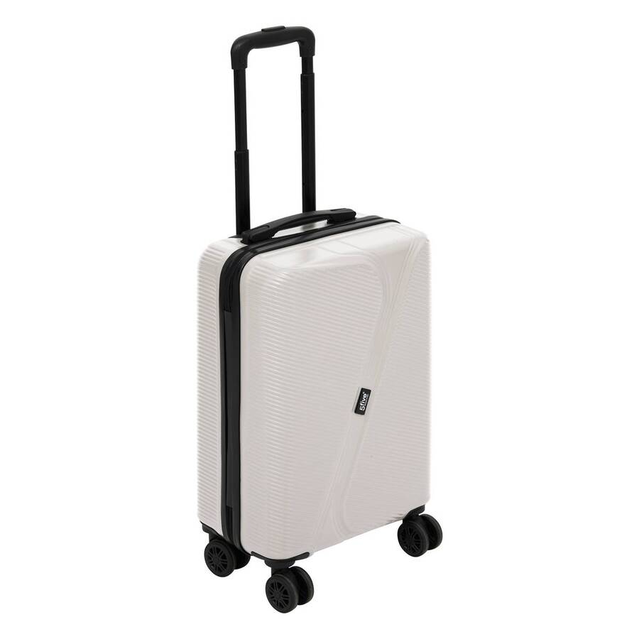 Set de 3 valises 8 roues, h.77/67/55 cm, argile 