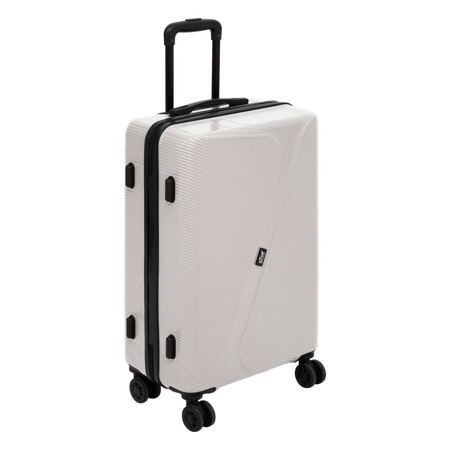 Set de 3 valises 8 roues, h.77/67/55 cm, argile 