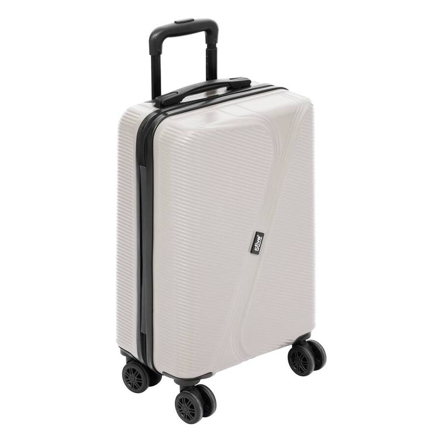 Set de 3 valises 8 roues, h.77/67/55 cm, argile 
