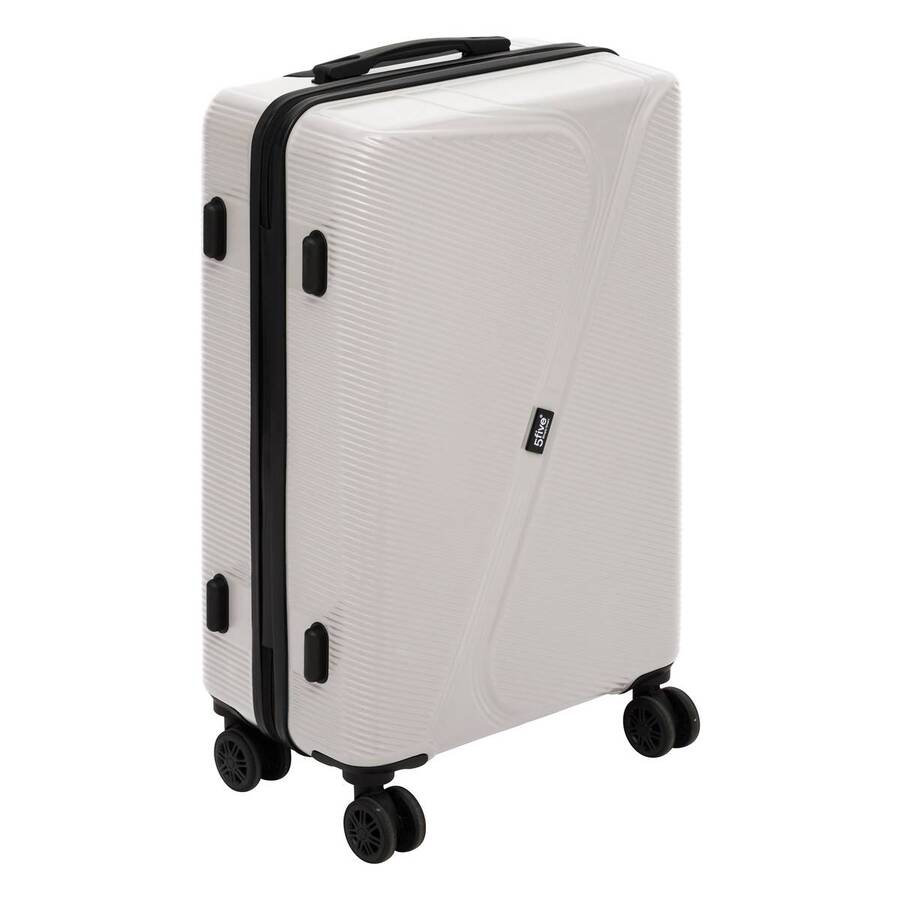 Set de 3 valises 8 roues, h.77/67/55 cm, argile 