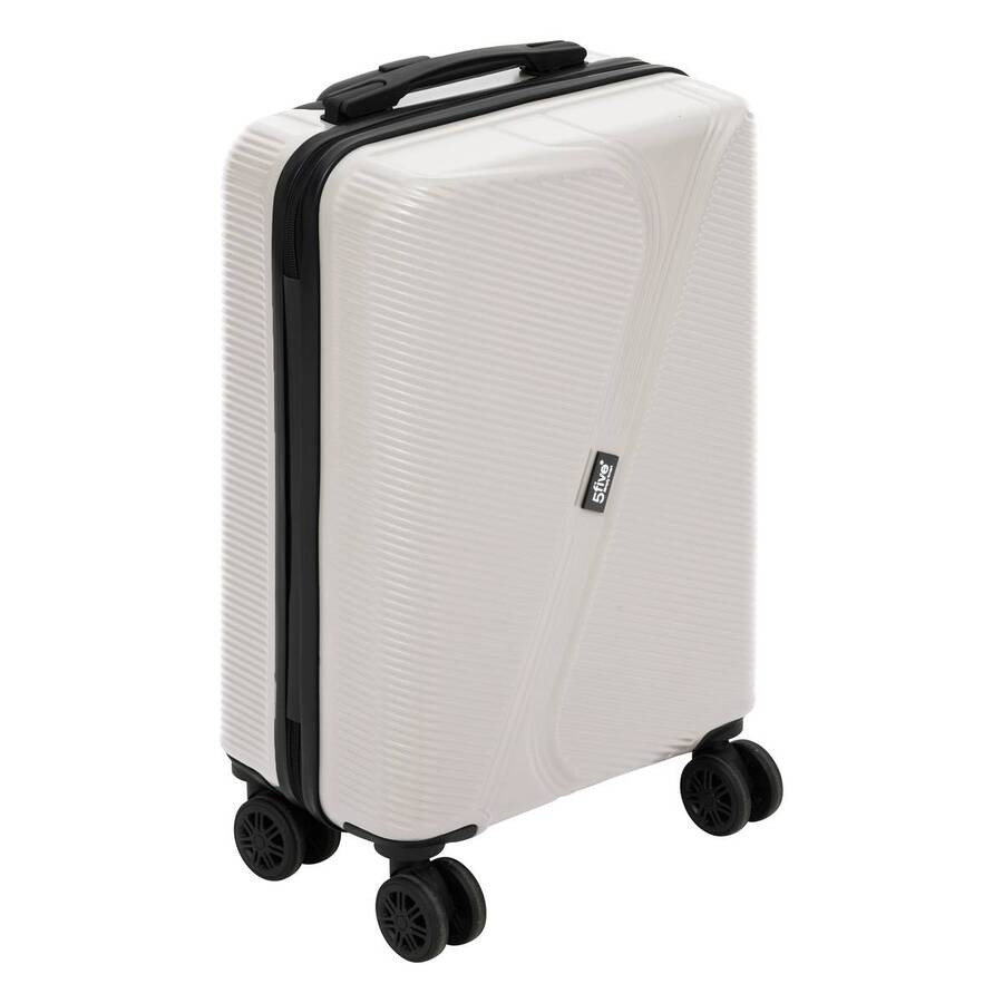 Set de 3 valises 8 roues, h.77/67/55 cm, argile 