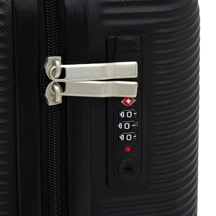 Valise 8 roues, 36x45 cm, noir 