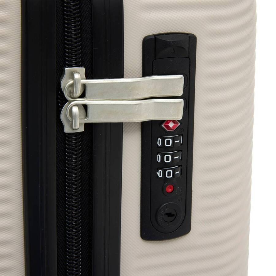 Valise 8 roues, argile 