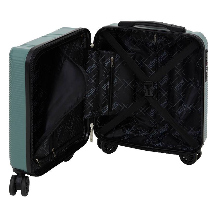 Valise 8 roues, 36x45 cm, vert