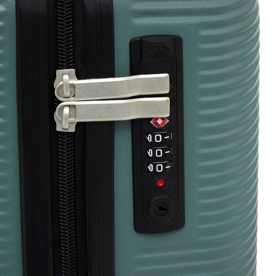 Valise 8 roues, 36x45 cm, vert