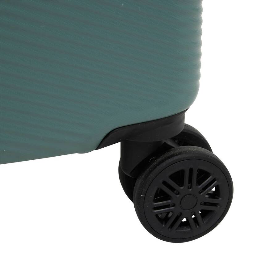 Valise 8 roues, 36x45 cm, vert