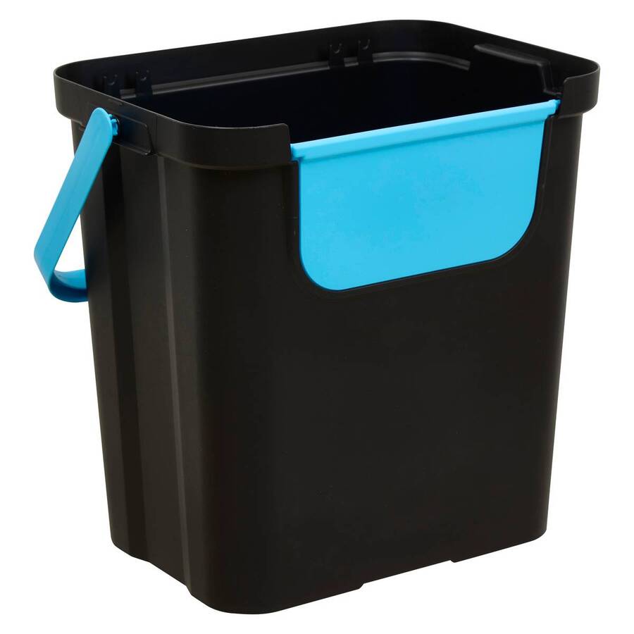 Lot de 3 poubelles, manuel, 24 l