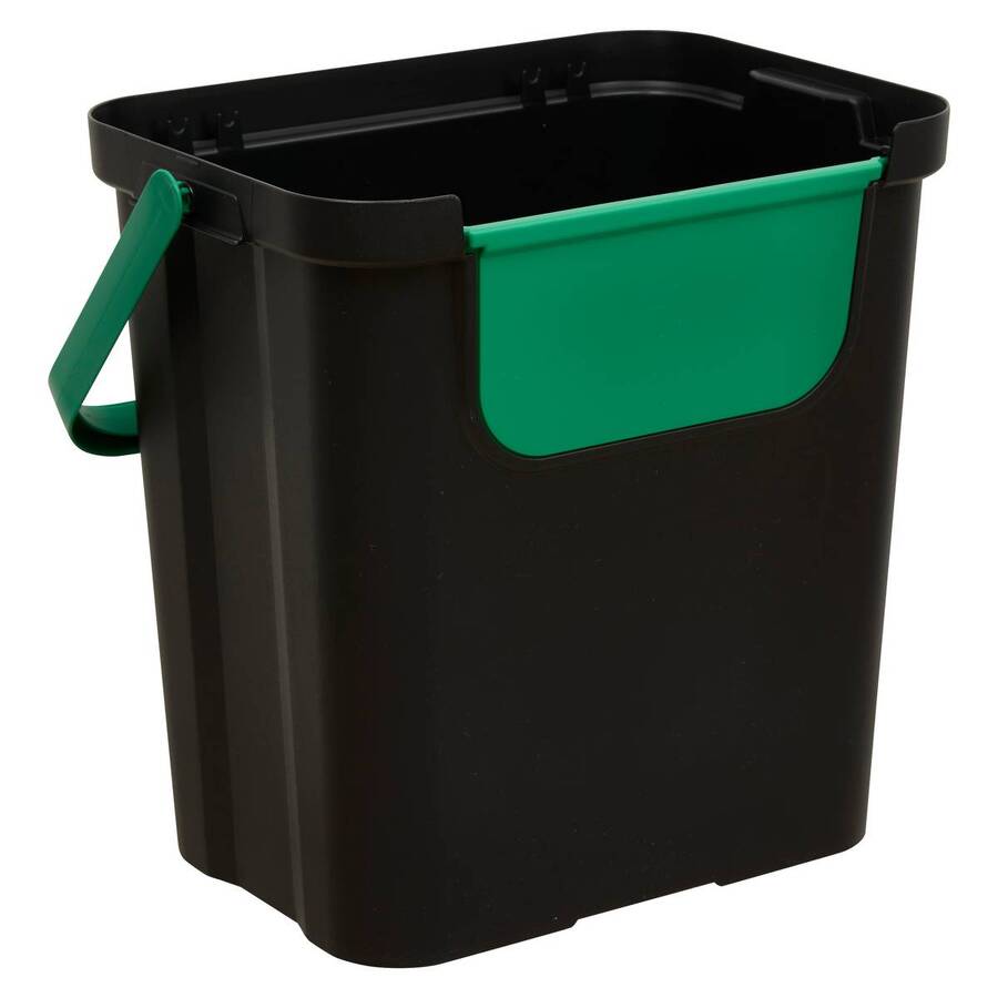 Lot de 3 poubelles, manuel, 24 l