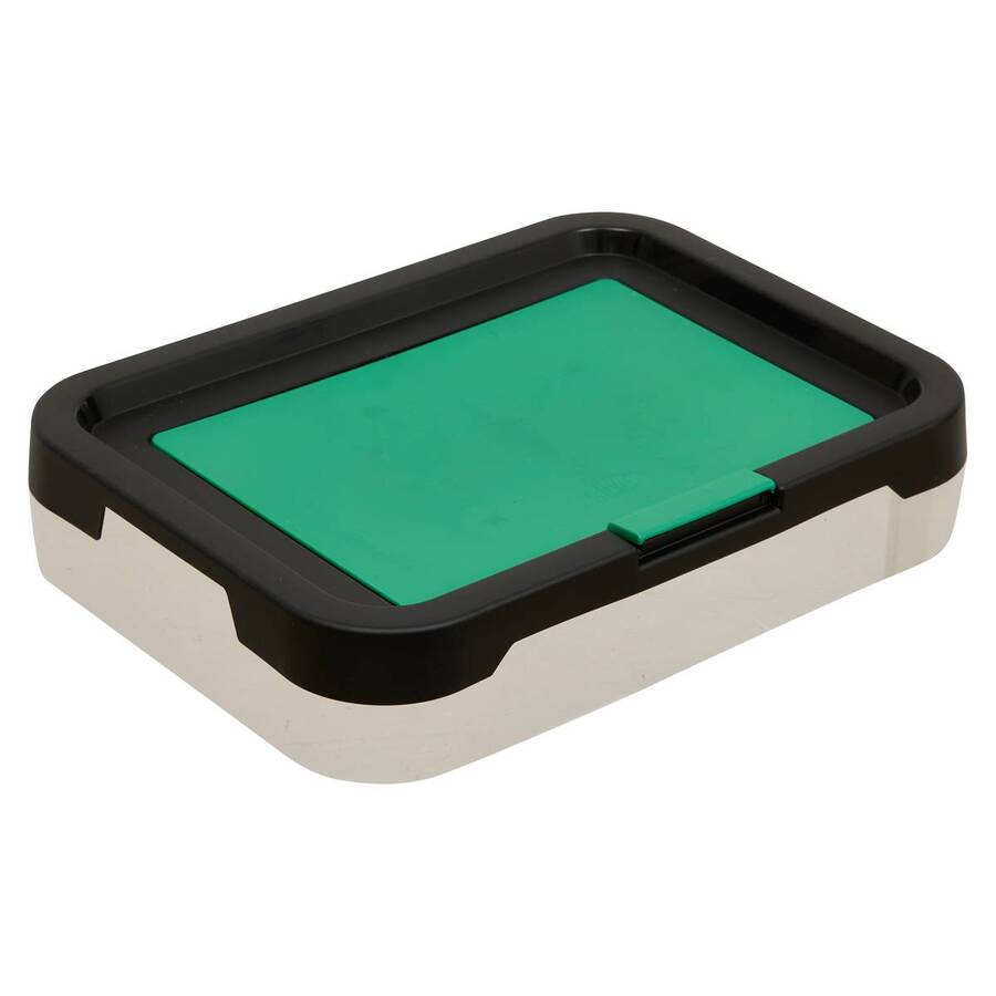 Lot de 3 poubelles, manuel, 24 l