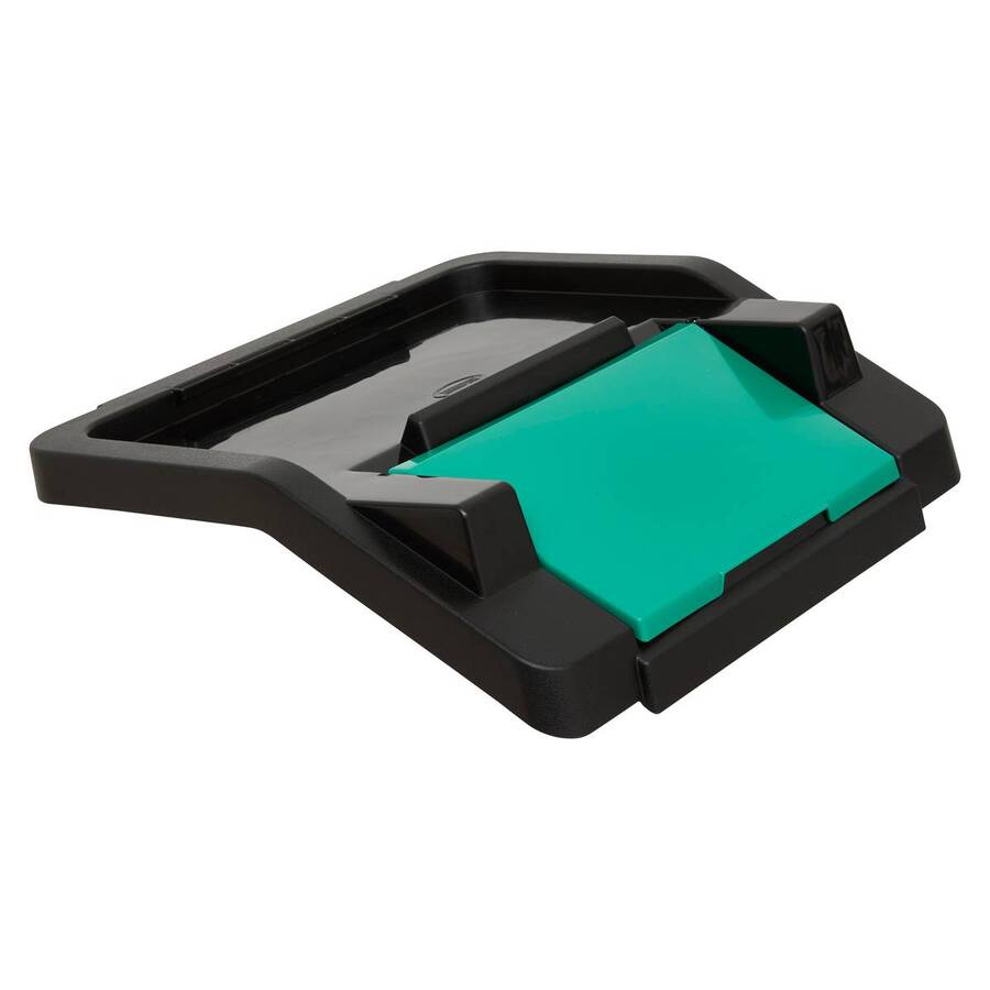 Poubelle, manuel, 30 l, noir