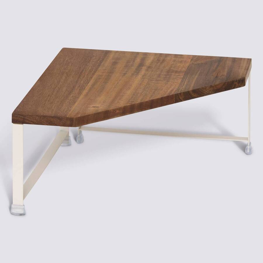 Etagère 1 niveau, beige Acacia