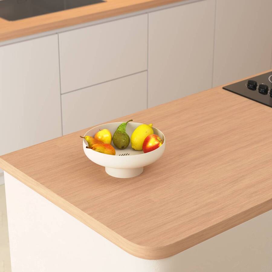 Corbeille à fruits 2,5 l, beige Poly
