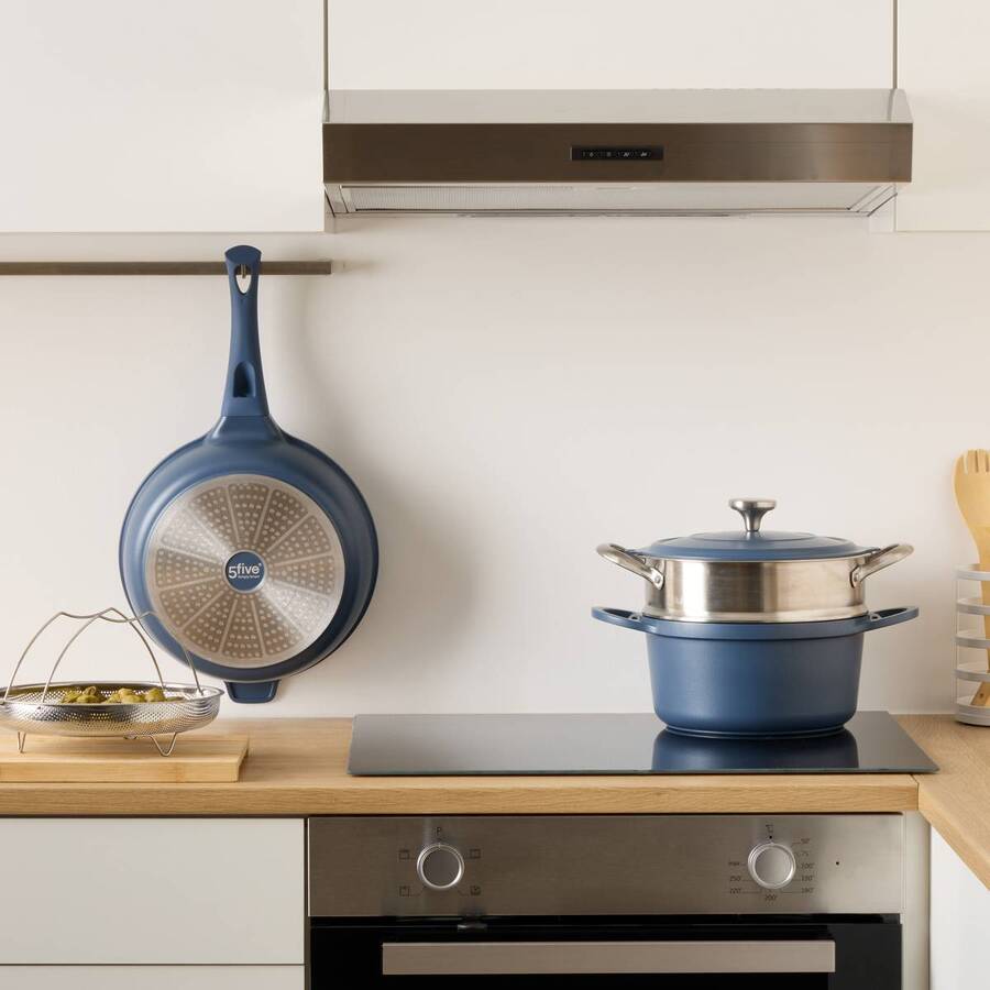 Cocotte aluminium, d.25,2 cm, spatule incluse Aluro
