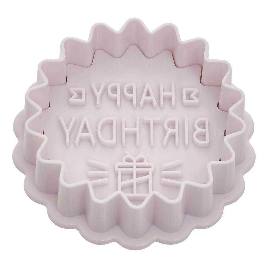 Tampon à pâtisserie, 6,7x5,1x7,1 cm, blanc 