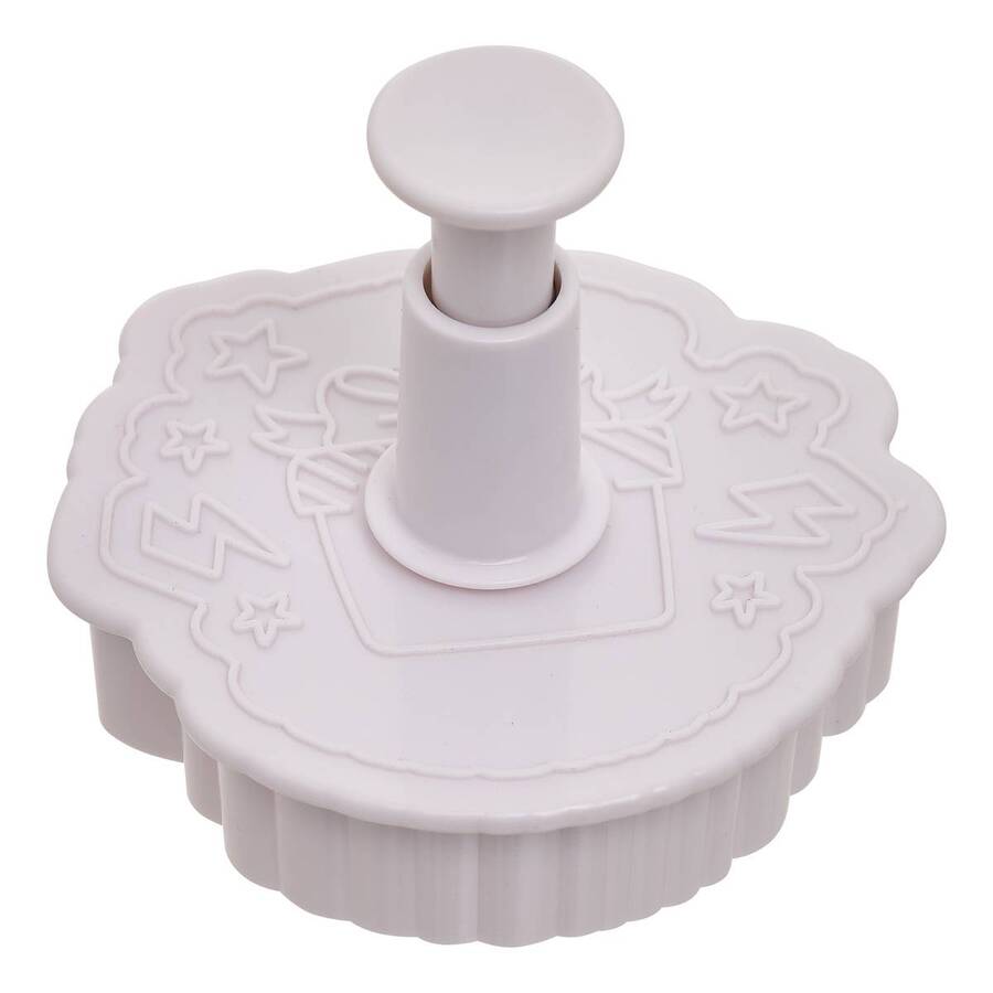 Tampon à pâtisserie, 6,7x5,1x7,1 cm, blanc 