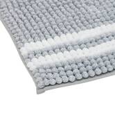 Tapis de bain, l.80 cm, gris