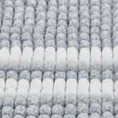 Tapis de bain, l.80 cm, gris