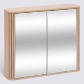Meuble de salle de bain, l.80 cm, beige Liora