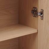 Meuble de salle de bain, l.80 cm, beige Liora