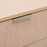 Meuble de salle de bain 1 porte, beige Liora