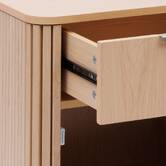 Meuble de salle de bain 1 porte, beige Liora