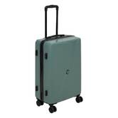 Lot de 3 valises 8 roues, h.77/67/55 cm, vert