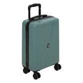 Lot de 3 valises 8 roues, h.77/67/55 cm, vert