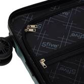 Valise 8 roues, 36x45 cm, vert