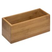Kit organisation salle de bain, bambou
