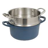 Cocotte aluminium, d.25,2 cm, spatule incluse Aluro