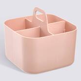 Organiseur, 16,5x16,5x15 cm, rose Poly