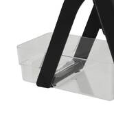 Mandoline 15,2x13,5x36,5 cm, noir Silver pro