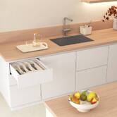 Plateau, 45,5x31,5 cm, beige Poly