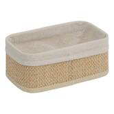 Lot de 3 organiseurs, l.20/25/35 cm, beige Stemy