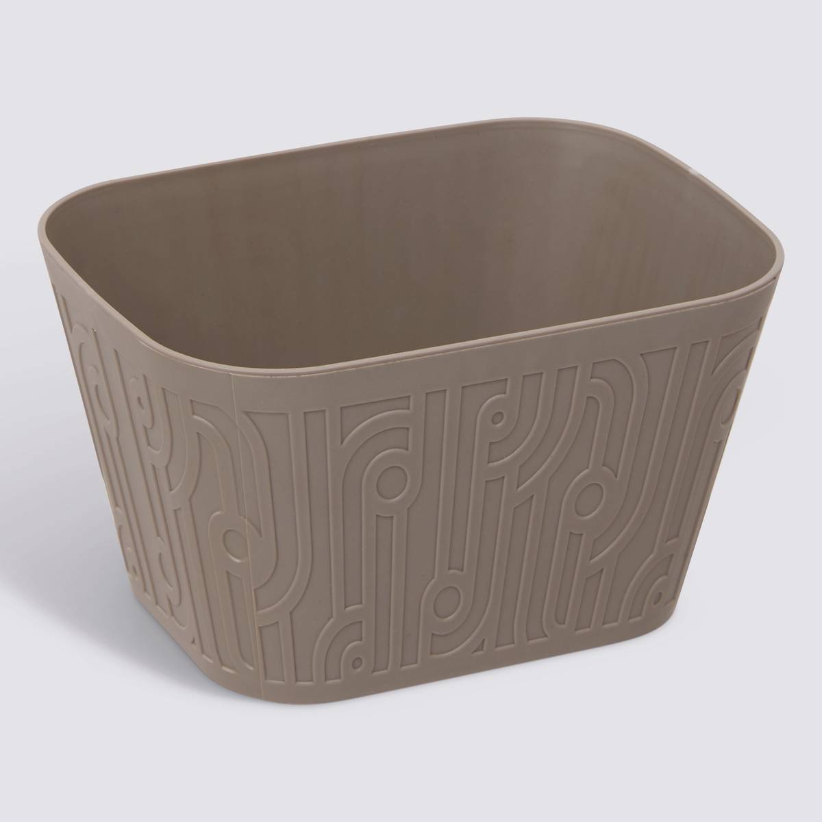 Panier en polypropylène, 1,8l, taupe Arche