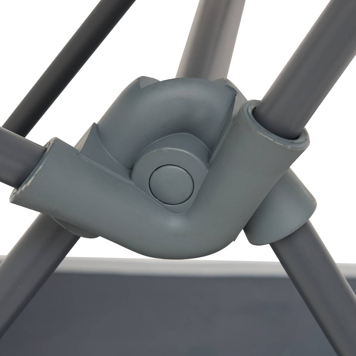Chaise de camping pliante, gris