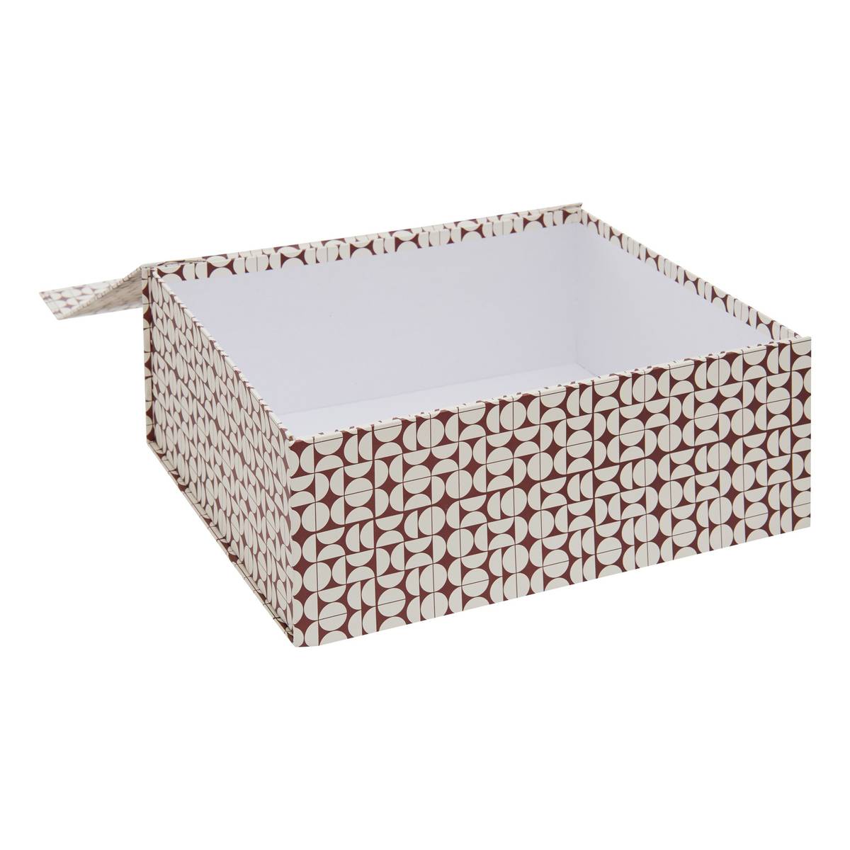 Lot de 4 boîtes de rangement, l.25/30/35/40 cm, multicolore